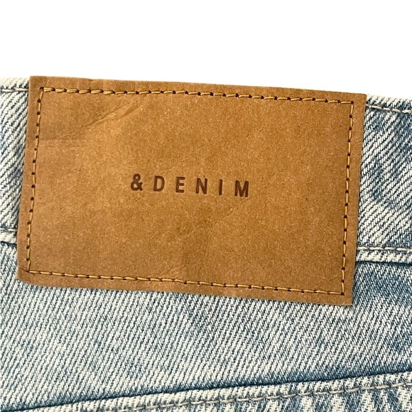 H&M & Denim 90’s Boyfriend Hi Rise Loose Fit Torn Denim Size 4 - Picture 5 of 13